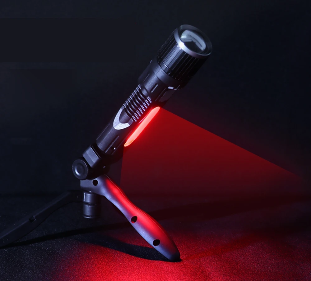 USB Rechargeable LED Flashlight Waterproof Torch USB Interface To Charge The Phone Zoomable 5 Lighting Modes Super Bright