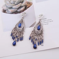 jiofree 2018 fashion jewelry wholesale vintage bohemia clip on earrings non piercing earrings for women statement earrings