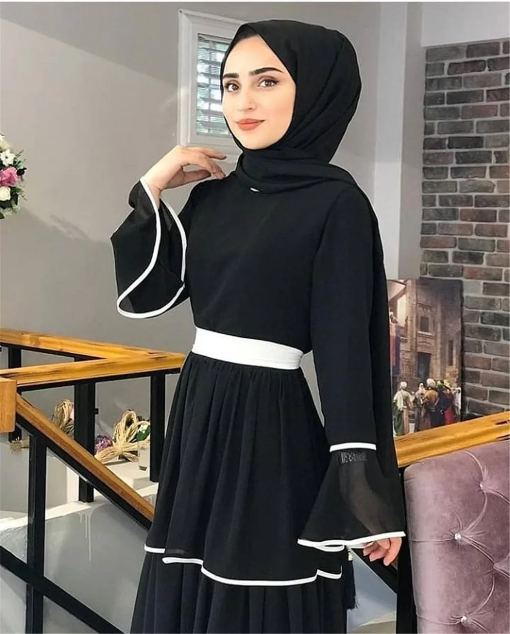 Vestidos Arabes Elegantes Vestido Musulman Mujer Oman ropa mujer Robe Musulmane Femme Baju мусульманский Wanita Sukienki