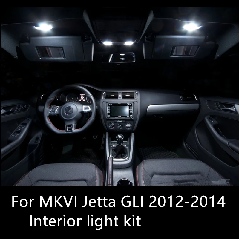 Shinman 9X интерьер светильник комплект для VW MK6 Jetta6 Jetta GLI 2012 2014 светодиодные лампы