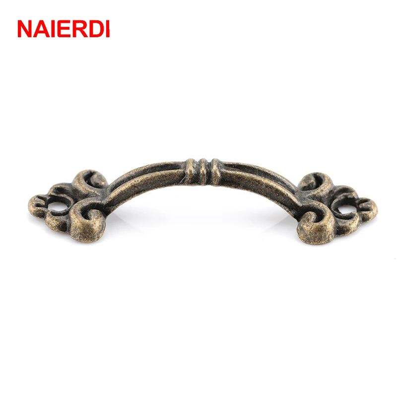 NAIERDI ящик для ювелирных изделий с ручками из цинкового сплава бронзовая ручка