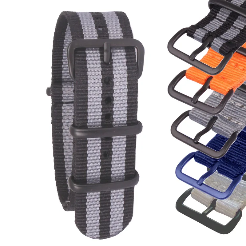 Buy2 скидка на 10 процентов черные однотонные часы с пряжкой в полоску 22 мм