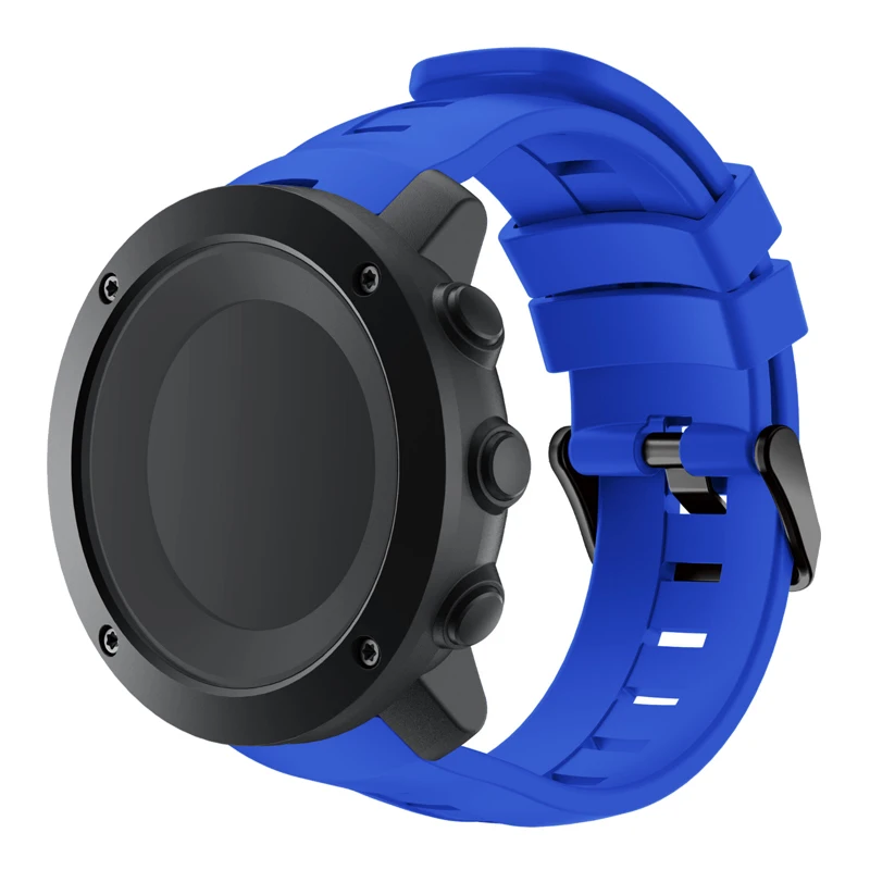 Ремешок для Suunto Ambit 3 вертикальный, 24 мм мягкий силиконовый сменный Браслет для Suunto Traverse Alpha Spartan