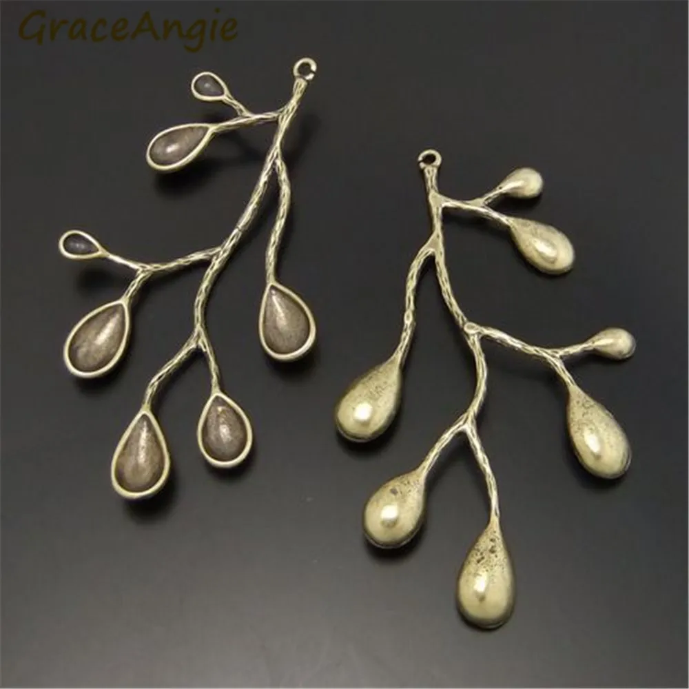 GraceAngie оптовая продажа винтажная медь бронзовый оттенок Очаровательная подвеска