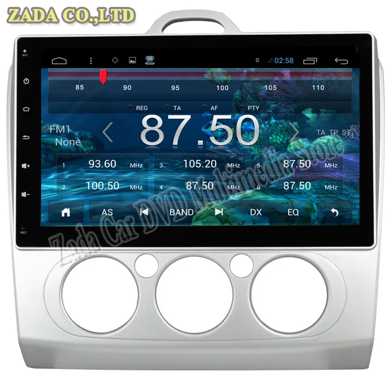 NaviTopia 1024*600 10 2 дюймов Восьмиядерный ГБ Android 7 1 автомобильный dvd-плеер для Ford Focus