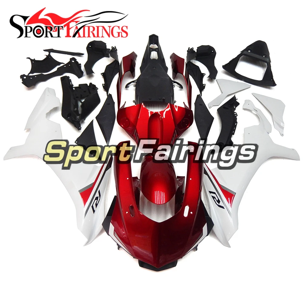 Обтекатели для Yamaha YZF1000 R1 2015 2016 15 16 красный и белый цвета|Накладки декоративные