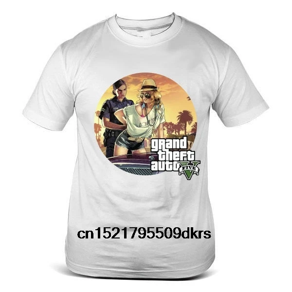 Мужская футболка самая модная Grand Theft Auto Gta Vice City Andreas Games белая новинка wo для мужчин