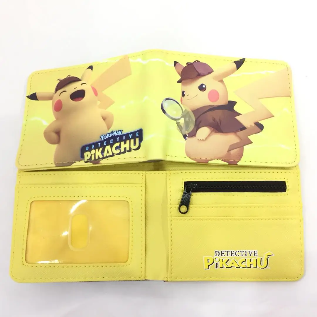 Мультяшный Покемон кошелек Kawaii Pokemon pikachu портмоне для женщин кредитница кошельки и кошельки