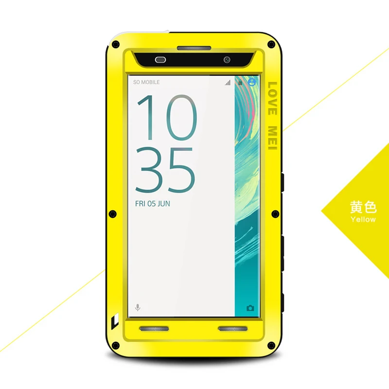 Металлический Алюминий чехол для Sony XA Case Роскошный чехол-Броня 5 дюймов полный корпус защитный чехол для телефона чехол для Sony Xperia XA f3111 f3112 coque