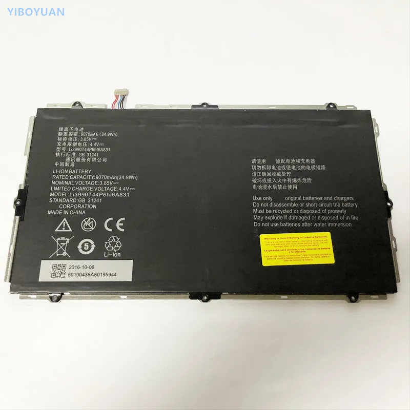 3 85 V 9070mAh Li3990T44P6hl6A831 для ZTE ZPAD 10 1 'K90U батареи|Аккумуляторы мобильных телефонов| |