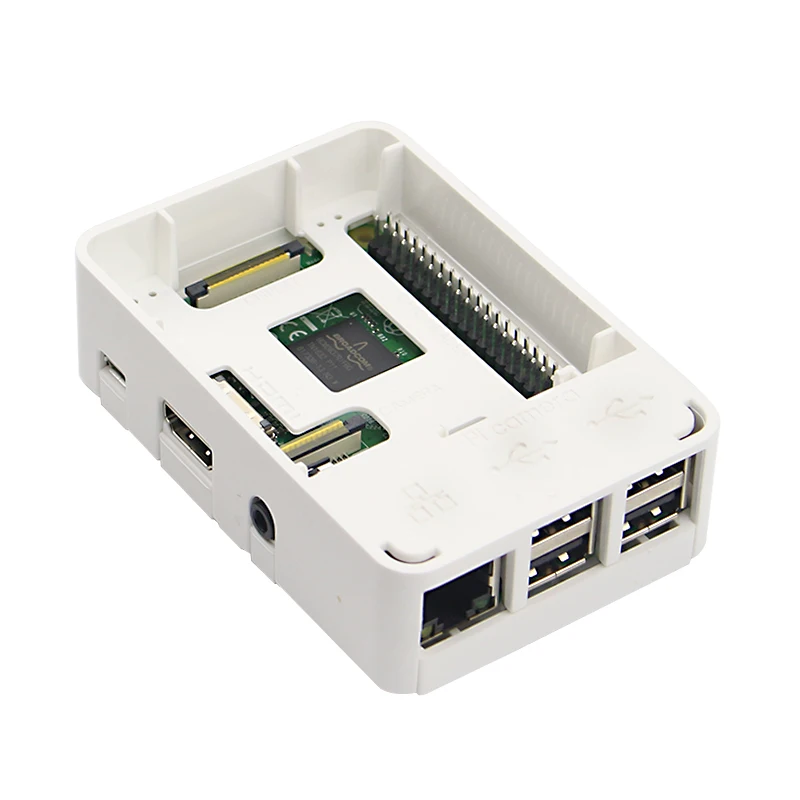Для Raspberry Pi корпус крышка с алюминиевым радиатором вентилятор охлаждения для Raspberry PI 3 Model B+ Plus, Pi 3/2