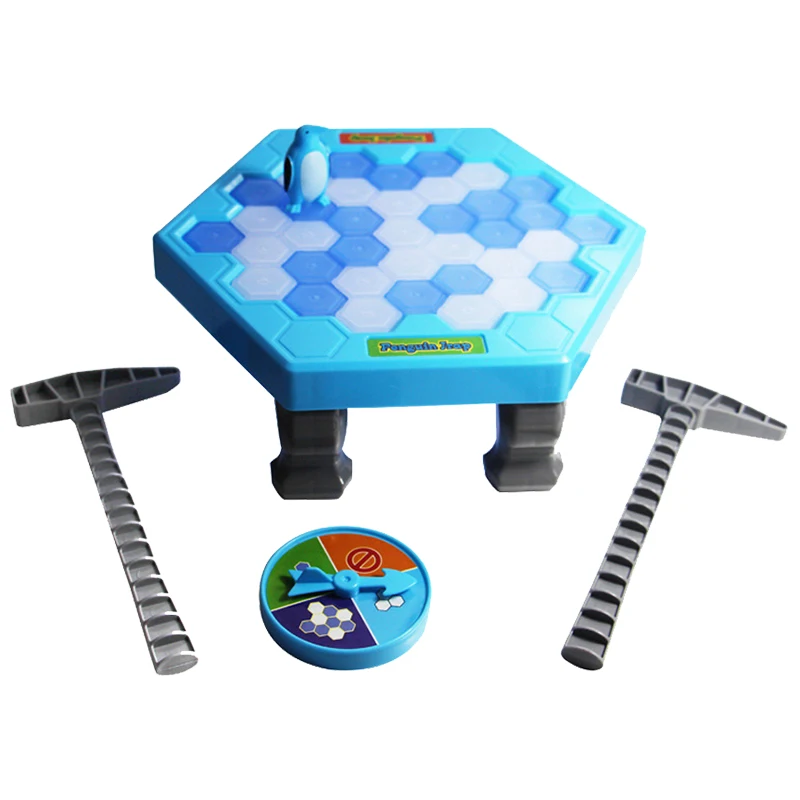 Забавный Пингвин ловушка интерактивные вывеска indoor Board игра изделия для крошения
