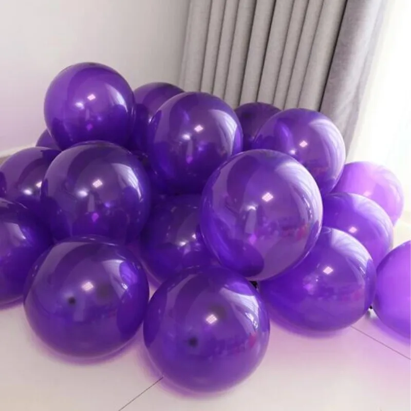 50pcs10 дюймов Круглая латексная светильник синий шары Baby Shower украшения свадебные