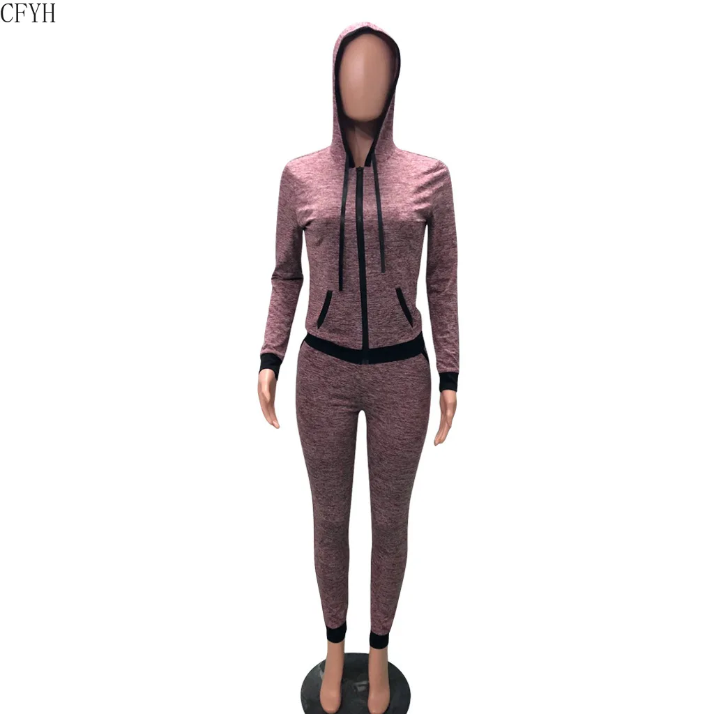 

Sexy Women Casual Full Sleeve Two Pieces Suits Casual Nightclub Party Tracksuit