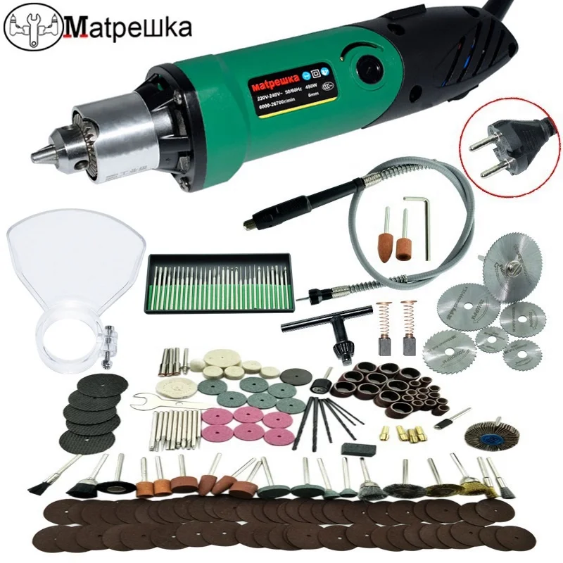 Dremel стиль 220 В Мини электрическая дрель гравер с 6 позициями переменной скорости forDremel вращающиеся инструменты с гибким валом и 480Вт - Цвет: MTK023