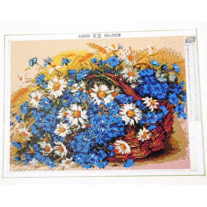

YOGOTOP DIY Diamond Painting Cross Stitch Kit Full Diamond Embroidery 5D Diamond Mosaic Home Decor Abstract flower 5pcs ML452