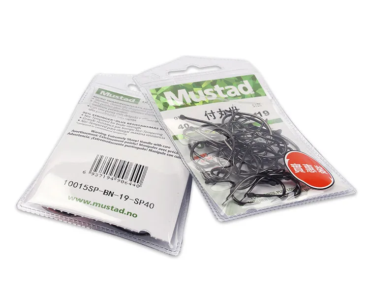 Mustad колючие крючки сельдь Карп Черный рыболовные крючки с спинкой колючая Высокоуглеродистая сталь сильный кривой рот рыболовные крючки 4-19