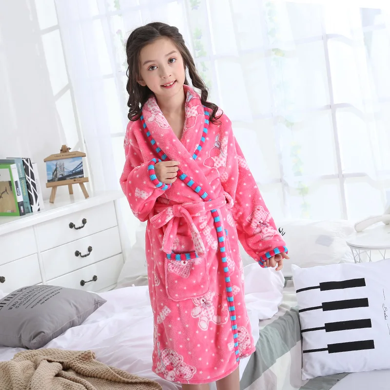 Детские Банные халаты принцессы для девочек фланелевые мальчиков Новинка 2019