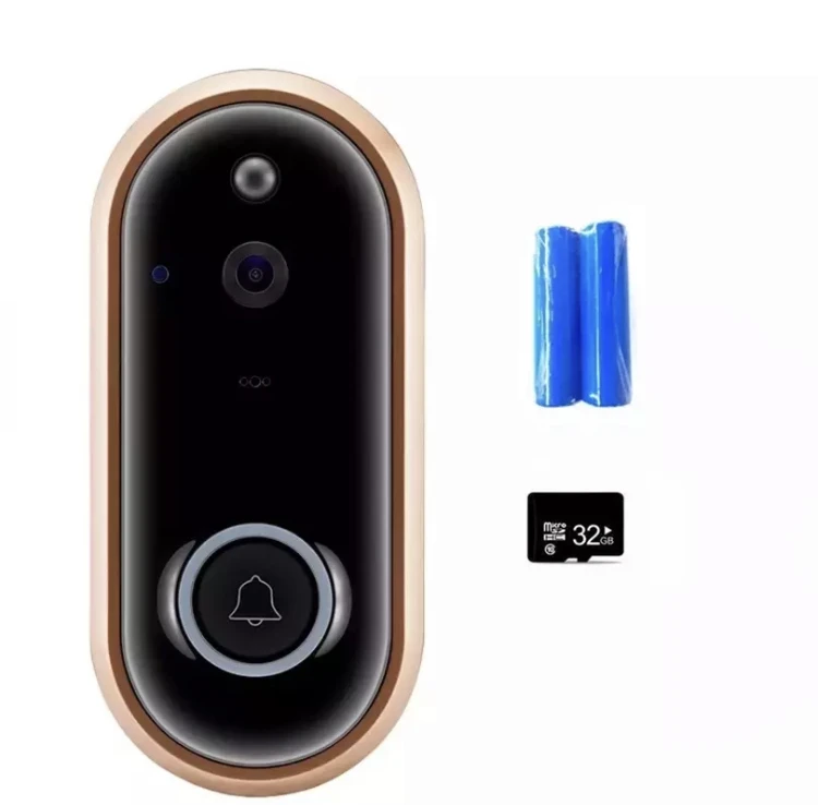 Умный беспроводной Wifi видео дверной звонок Домофон 1080 P телефонный камера