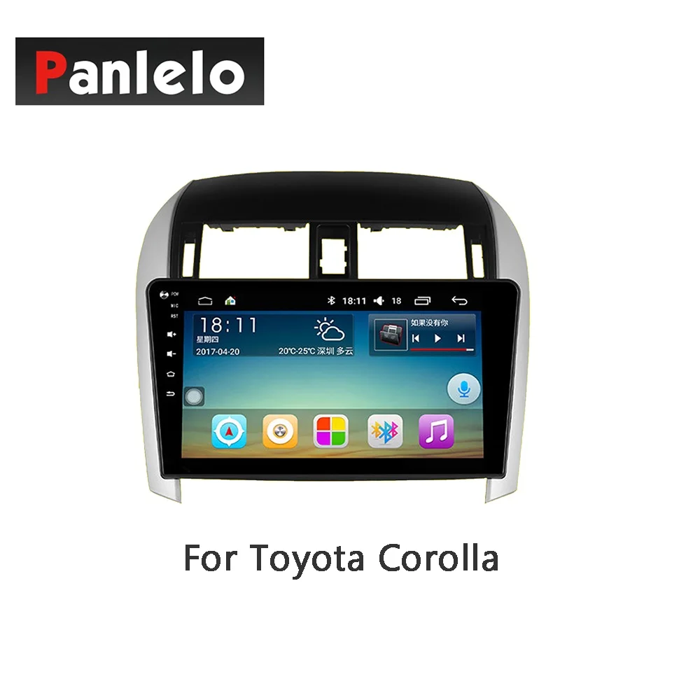 TY05-Corolla Panlelo Android 7,1 стерео 2 Din 10,2 дюймов для Toyota Corolla VIOS YARiS L Land Cruiser RAV4 Lewin Camry Prado Highlander - Цвет: TY05-Corolla