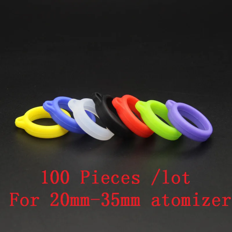 

100PCS 20mm-35mm Silicone Lanyard Ring DIY For Pod Box Mod