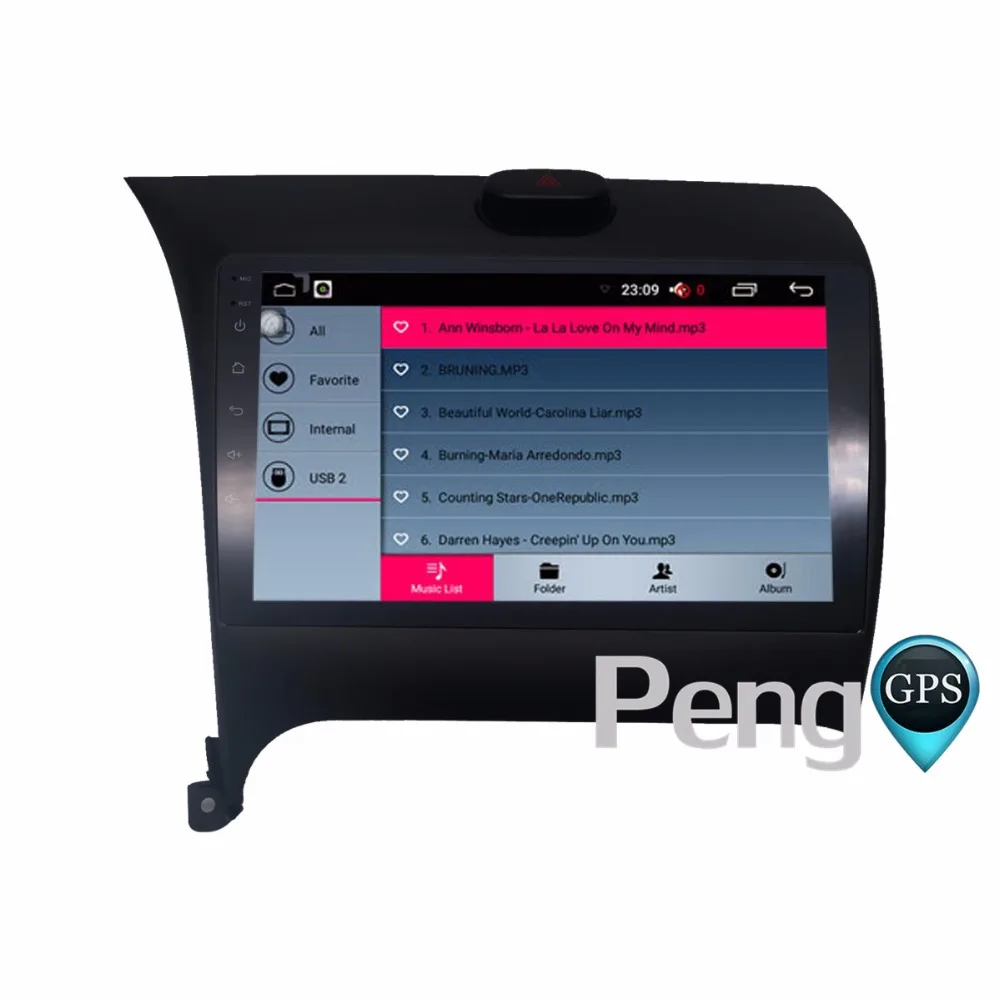 2 Din Android 6 0 Автомобильный радиоприемник с навигацией GPS для KIA Cerato Forte 2013-2015 Kia K3