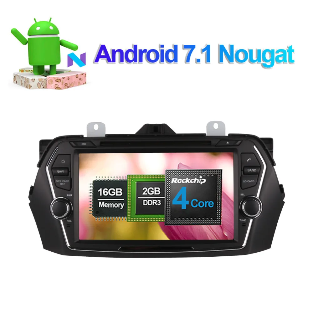 8-дюймовый Android 7 1/8 0 Octa Core 4GB RAM Автомобильный GPS-навигатор с мультимедийным