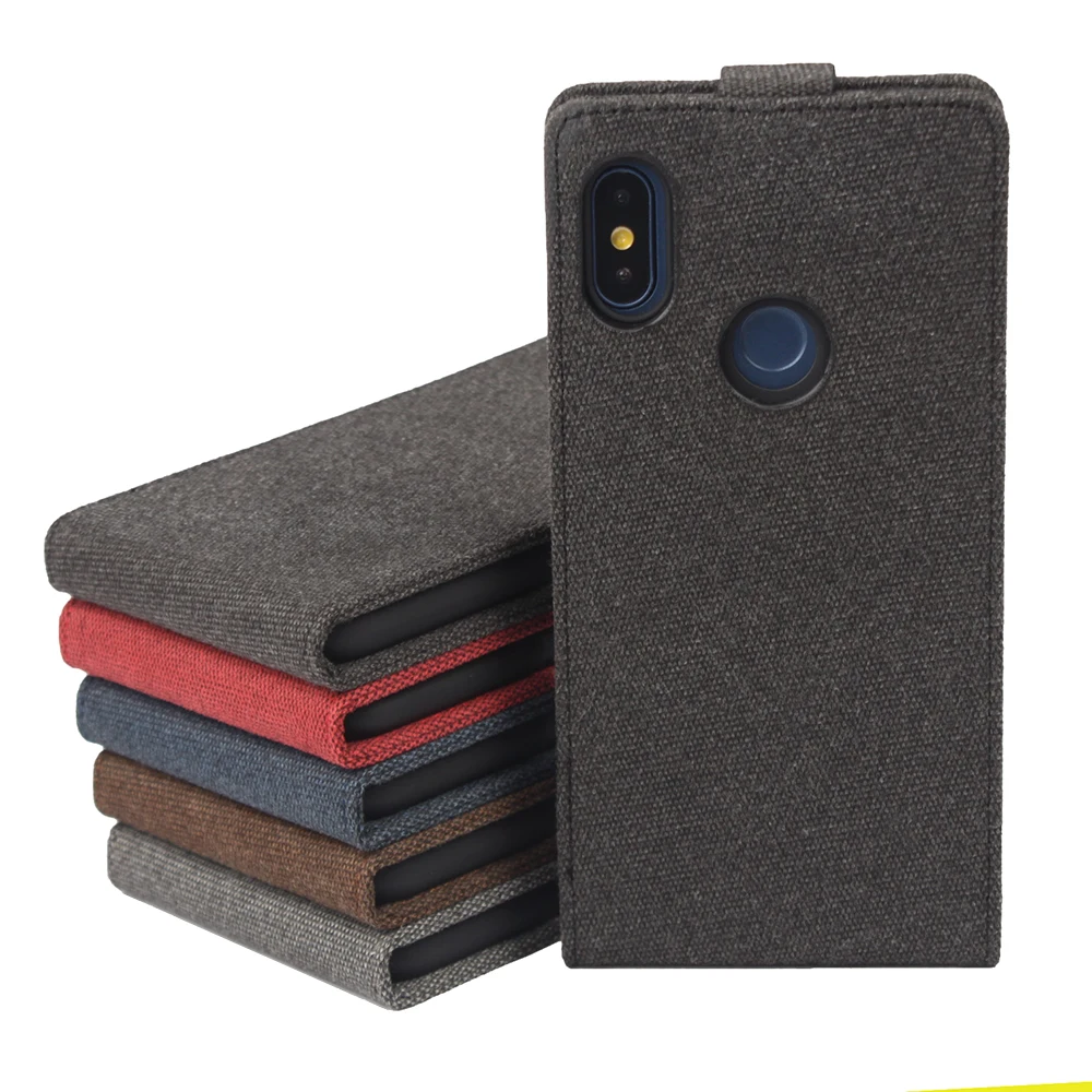 Тканевый флип-чехол для Xiaomi Redmi Note 8 7 5 Pro глобальная версия чехол 6 телефона 7A