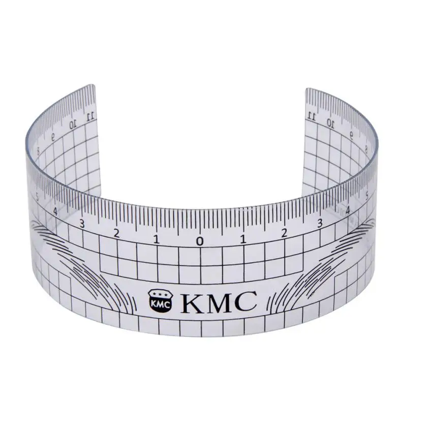 1pcs Tattoo Stencil New Microblading Eyebrow Skin Marker Pen With Measure Measuring Ruler Makeup Beautiful Tool 9.14 | Красота и