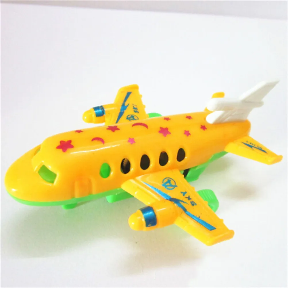 1 шт. пластиковый случайного цвета модель воздушного автобуса дети Оттягивают