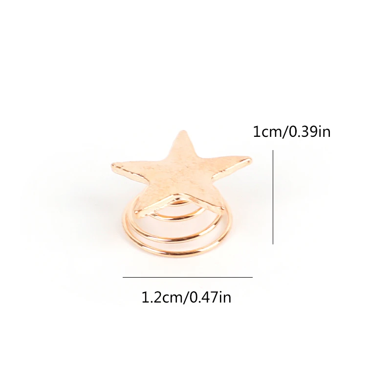 Женская заколка для волос с золотыми звездами 5x заколки пряжки свадебный подарок