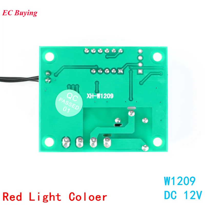 W1209 DC 12V контроллер датчик температура отопления охлаждения термостат контроль