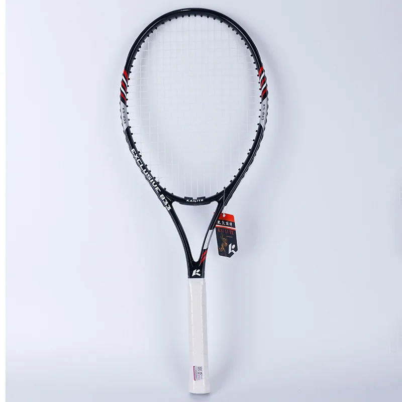 

1 Pcs Tennis Racket Raquets Carbon Fiber High-quality Nylon For Women men Training Entertainment With Bag Ball String Sweatband