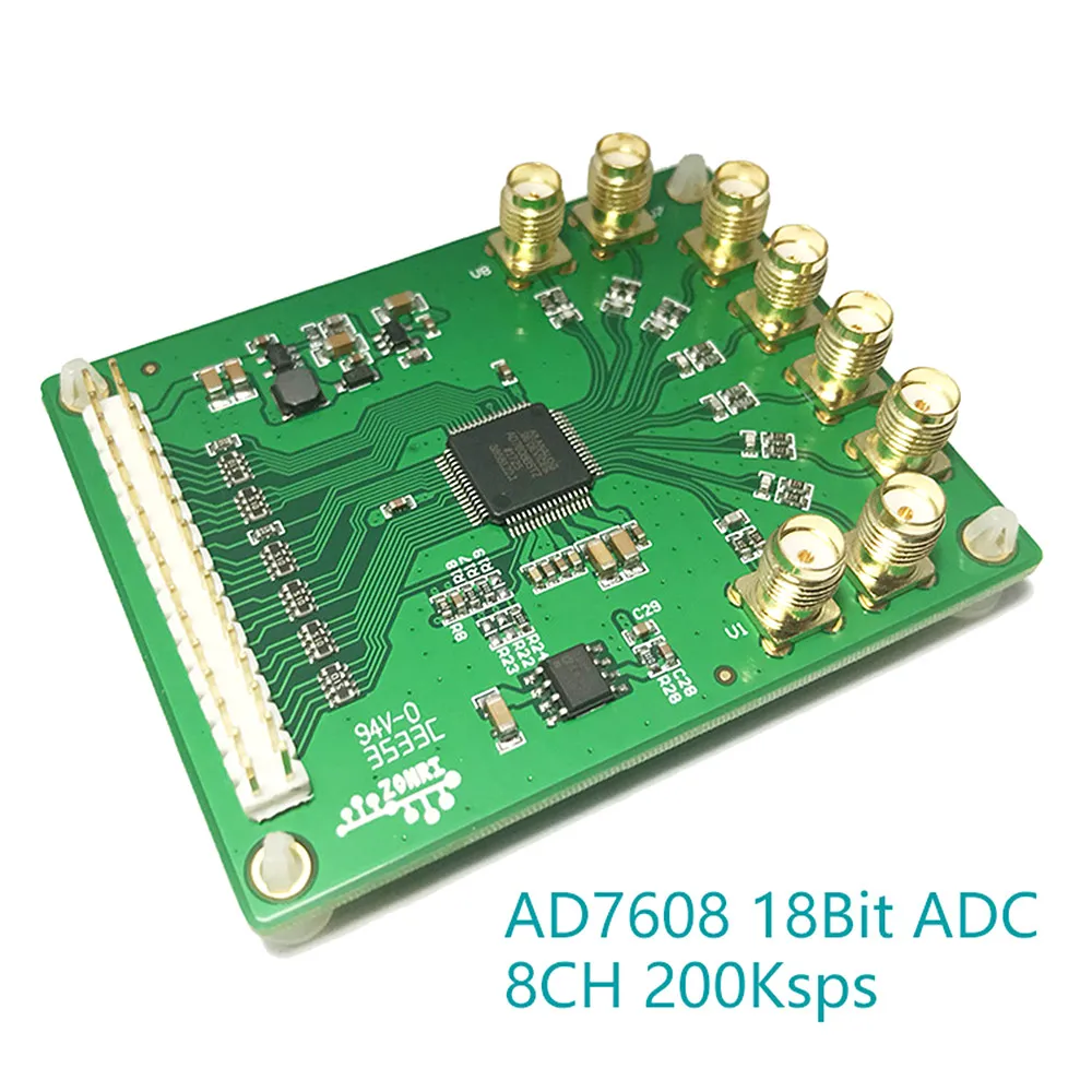 AD7608 модуль сбора данных 8-канальный 18Bit АЦП внешний модульный Артикул 18-бит/200 кбит/с