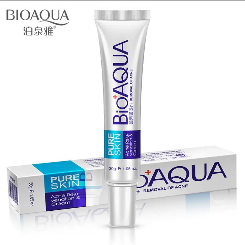 

BIOAQUA 10Ppcs крем для лечения акне, контроль жирности, сужение пор, питает акне, шрам для удаления лица, крем для ухода за кожей