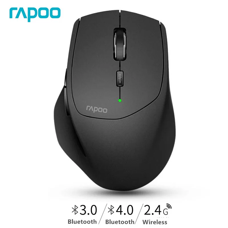 Rapoo MT550 многомодовая беспроводная мышь переключатель между Bluetooth 3,0/4,0 и 2,4G для подключения 4 устройств бизнес-офисный компьютер