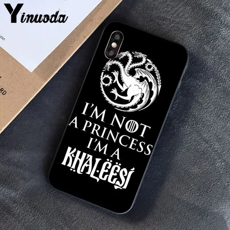 Yinuoda Игра престолов дом Старк DIY окрашенный красивый чехол для телефона для Apple iPhone 8 7 6 6S Plus X XS MAX 5 5S SE XR чехол