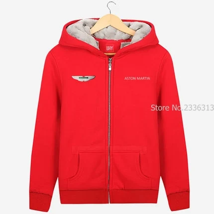 Зимняя Толстовка Aston Martin с автомобилем 4S одежда для мужчин и женщин плотная