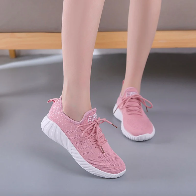 Женские кроссовки коллекция 2019 года Весенняя женская повседневная обувь из