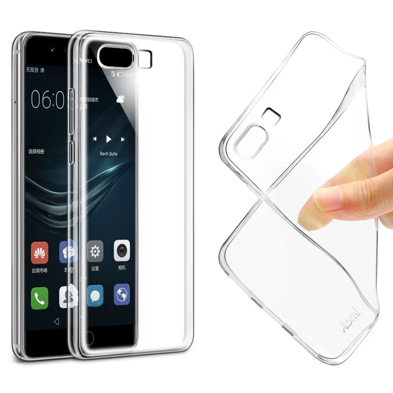 Силиконовый чехол для huawei p10 lite/p10 plus из прозрачного силикона ТПУ роскошный мягкий