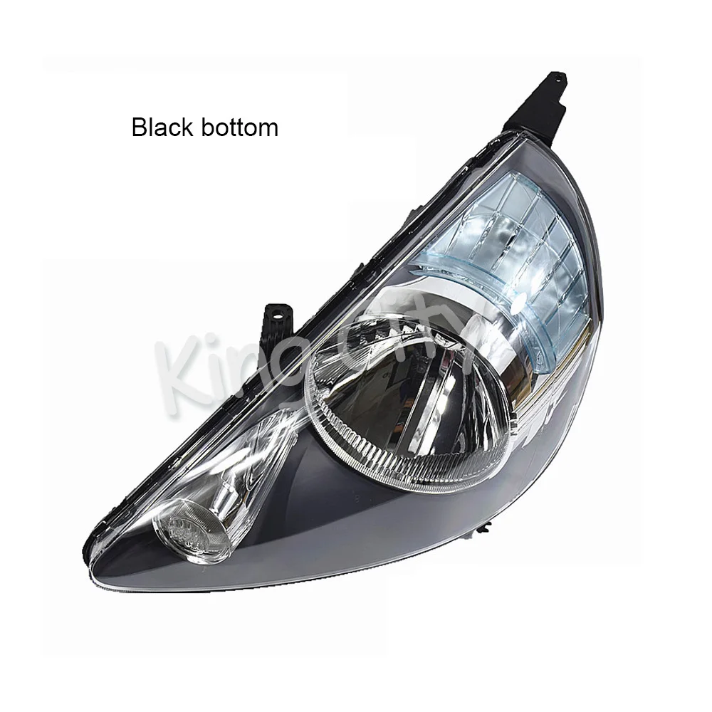 Capqx для Honda FIT Джаз GD1 GD3 2003 2004 2005 2006 2007 хэтчбек передняя фара головного света лампы черного или белого цвета