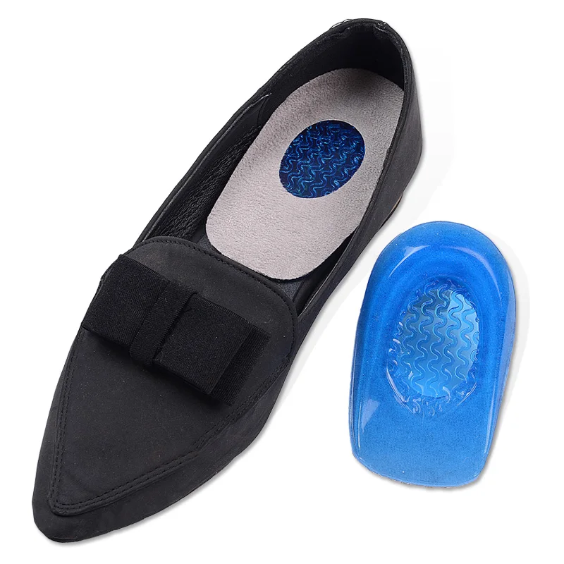 1 Pair Heel Pad Pain Relief Support Cushion Silicone Gel Breathable For Outdoor Sport C55K Sale |