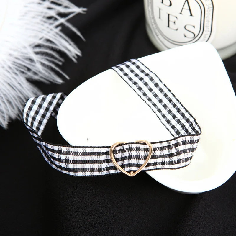 Панк 2020 модная новинка цепь до ключицы Геометрическая Любовь ткань Черное