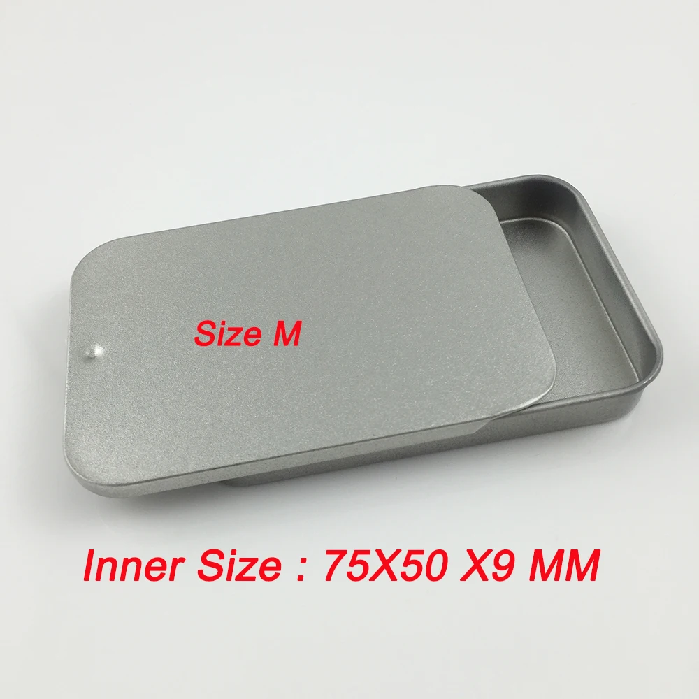 Металлическая жестяная коробка 12 шт./лот набор для выживания контейнер хранения