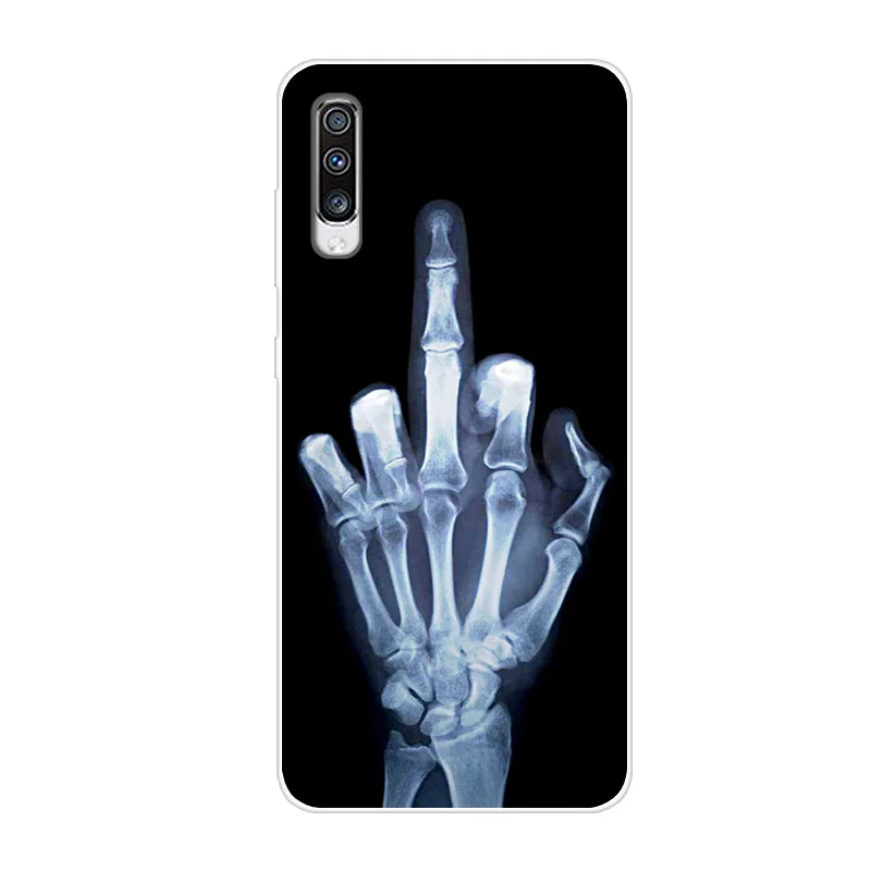 Чехол с рисунком для Samsung Galaxy A70 мягкий силиконовый чехол из ТПУ телефона A 70 милые