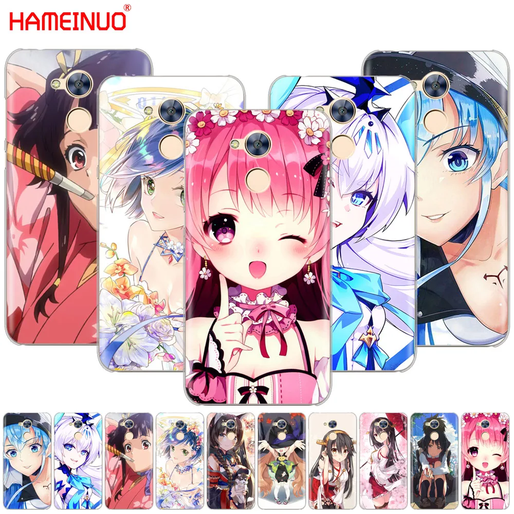 HAMEINUO kawaii girl Аниме чехол для телефона Huawei Honor 10 V10 4A 5A 6A 7A 6C 6X 7X 8 9 LITE|Бамперы| |