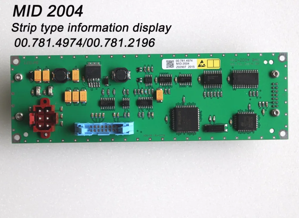Модуль отображения информации о небольшой ленте MID2004 00.781.4974 CP tronic board + экран