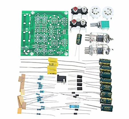 DIY Kit переменного тока 12V 6J1 трубка лихорадка Предварительный усилитель