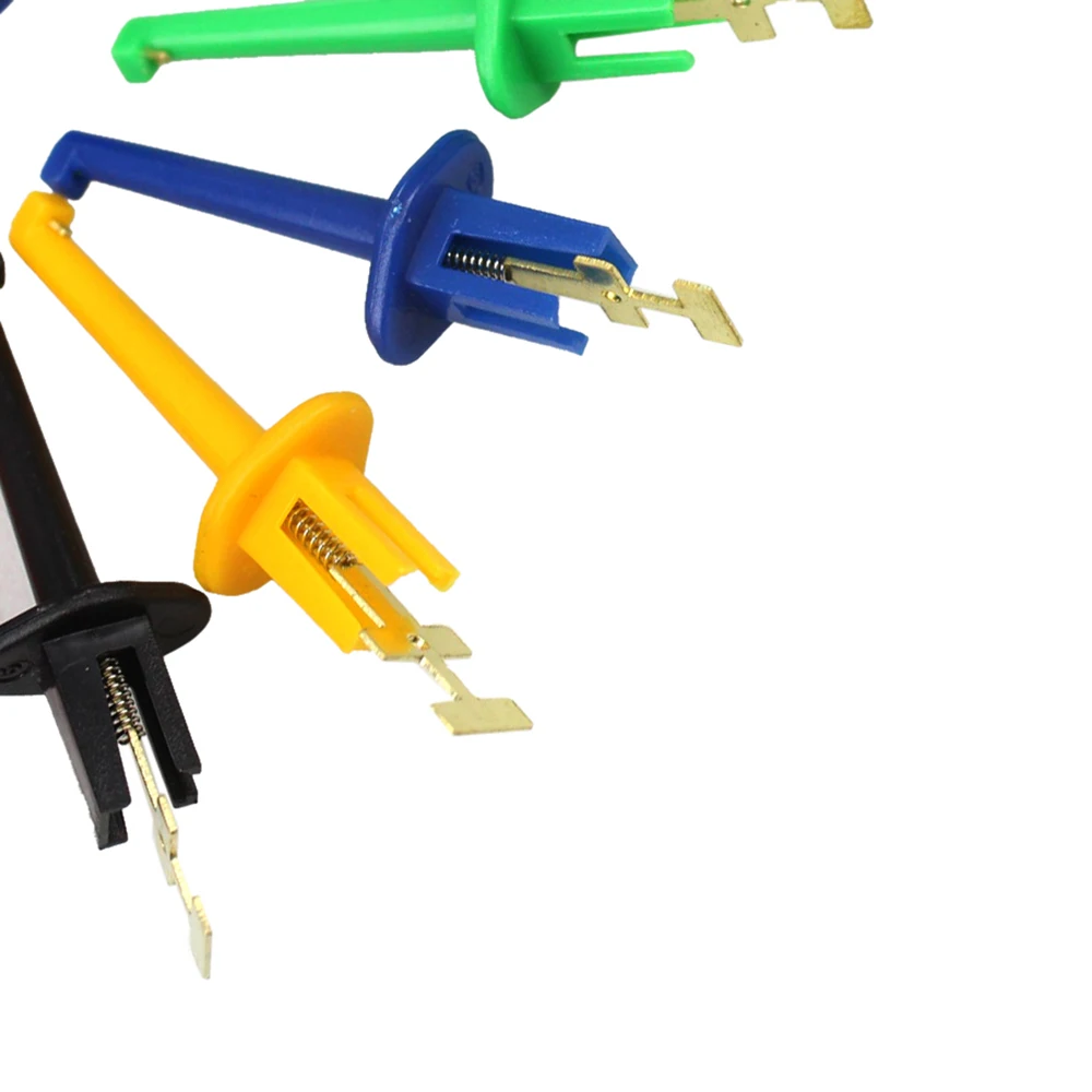 Набор свинцовых проводов для мультиметра 10 шт. электронный мини зонд с зажимом