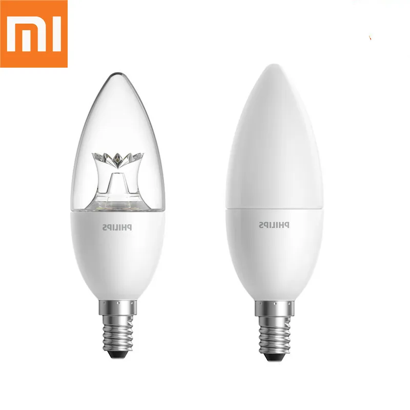 Xiaomi-Lámpara LED inteligente Mijia Original, Bombilla E14 con Control remoto por Wifi, 3,5 W, 0.1A, 220-240V, Kits inalámbricos para el hogar